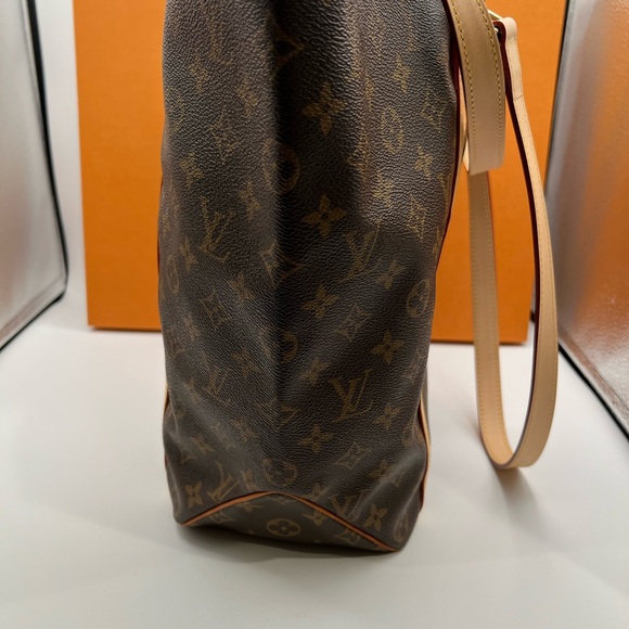 AUTHENTIC LOUIS VUITTON MONOGRAM SAC SHOPPING SHOULDER TOTE BAG - Picture 3 of 8